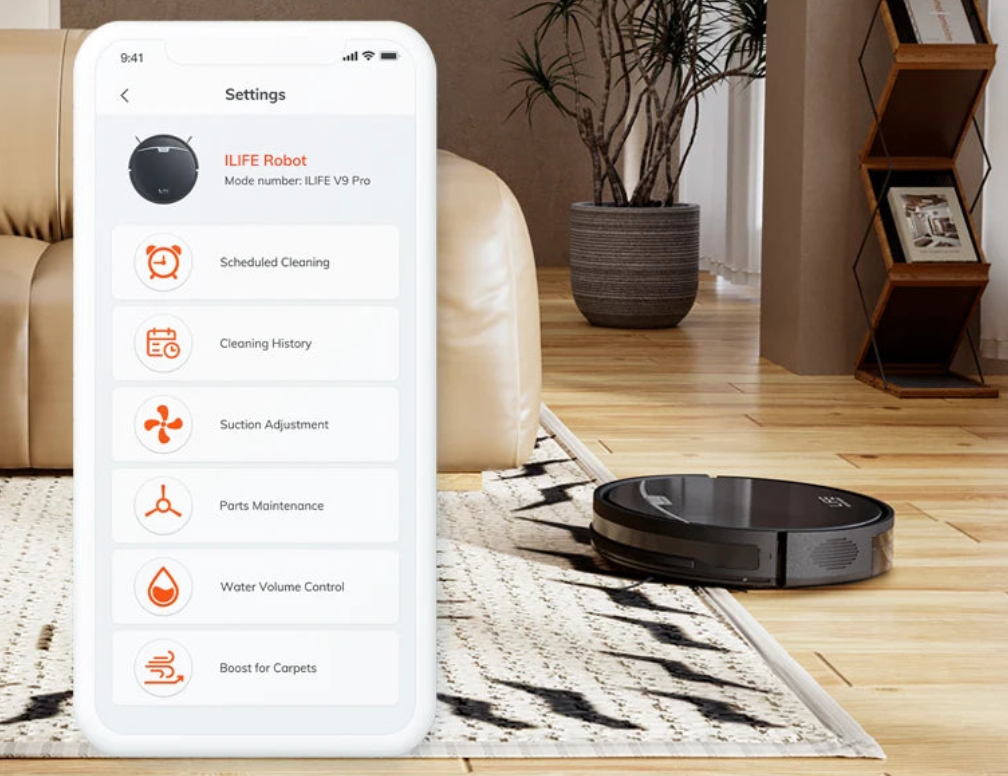 Robot aspirateur V9 Pro – Idéal pour les propriétaires d’animaux