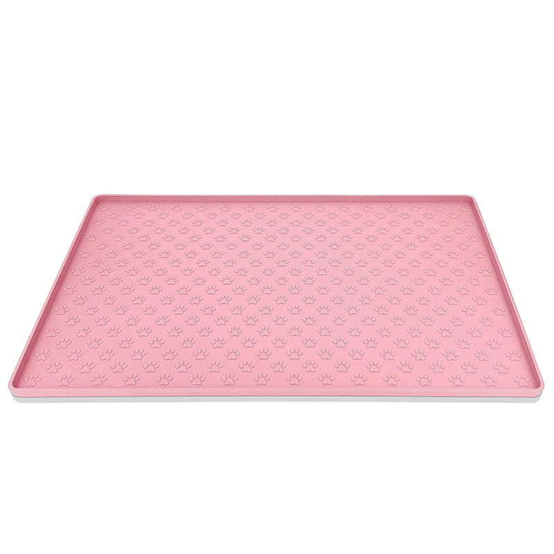 Tapis de protection en silicone pour gamelle chiens ou chats